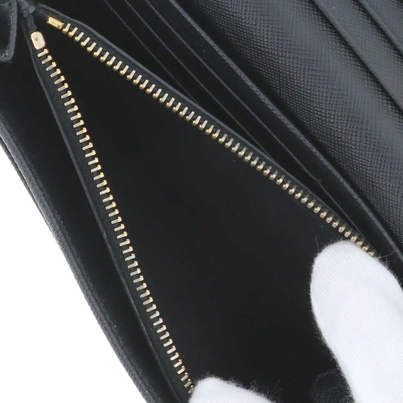 Prada Saffiano Ribbon Motif Long Wallet - Picture 6 of 7